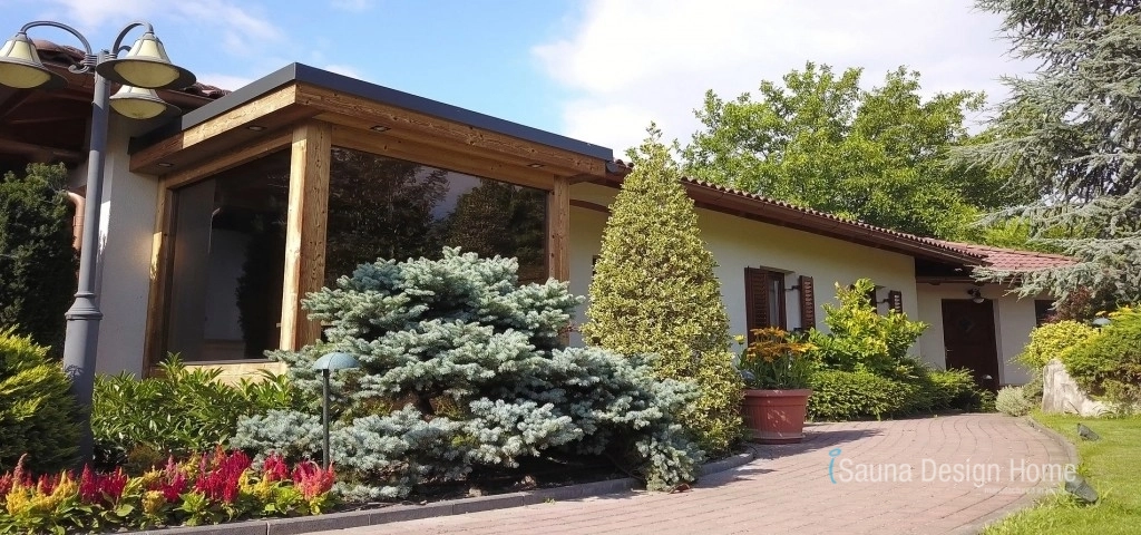 szauna és kert összhang