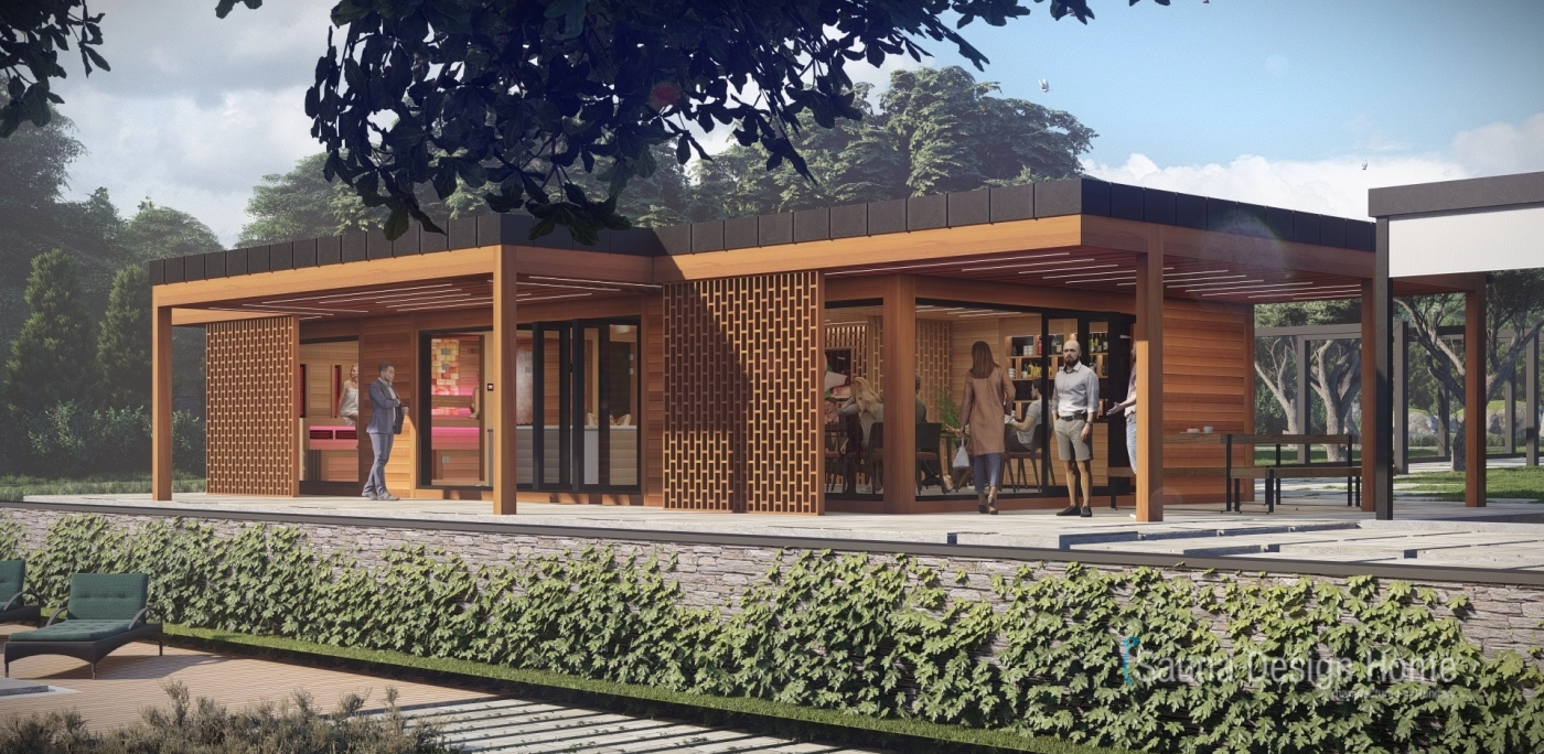 Egyedi luxus wellness-ház