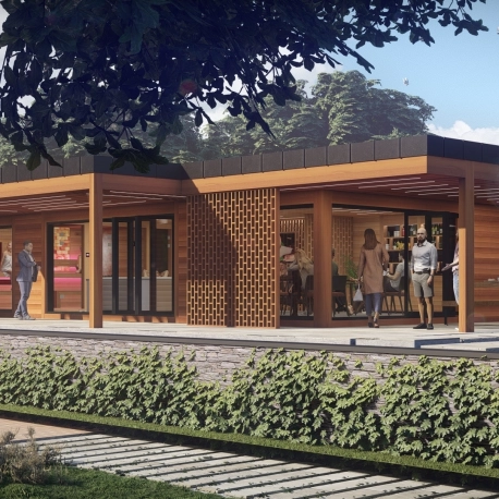 Komfort, privát wellness-szaunaház