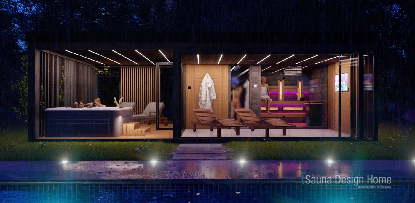 Wellness ház építése