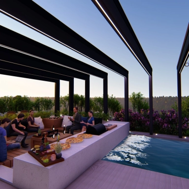 szauna ház - terasz