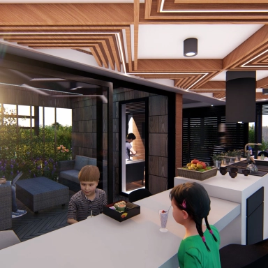 Egyedi mennyezeti látványkép